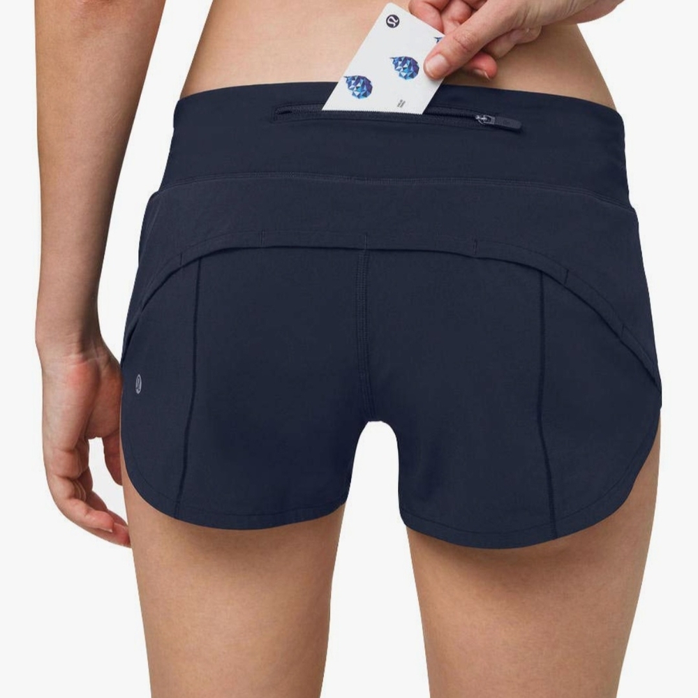 Women's Lululemon Navy Blue Athletic Shorts